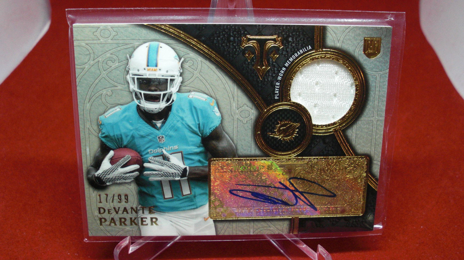 devangte parker signature/jersey rookie #17/99 (1 of 1)