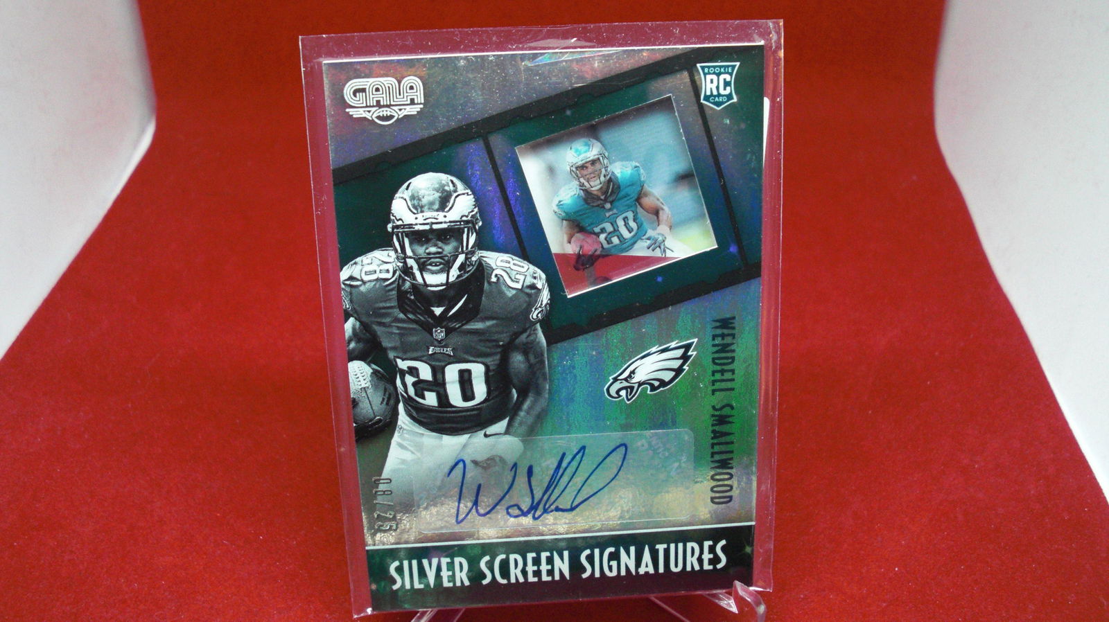 wendell smallwood signature rookie #08/25 (1 of 1)