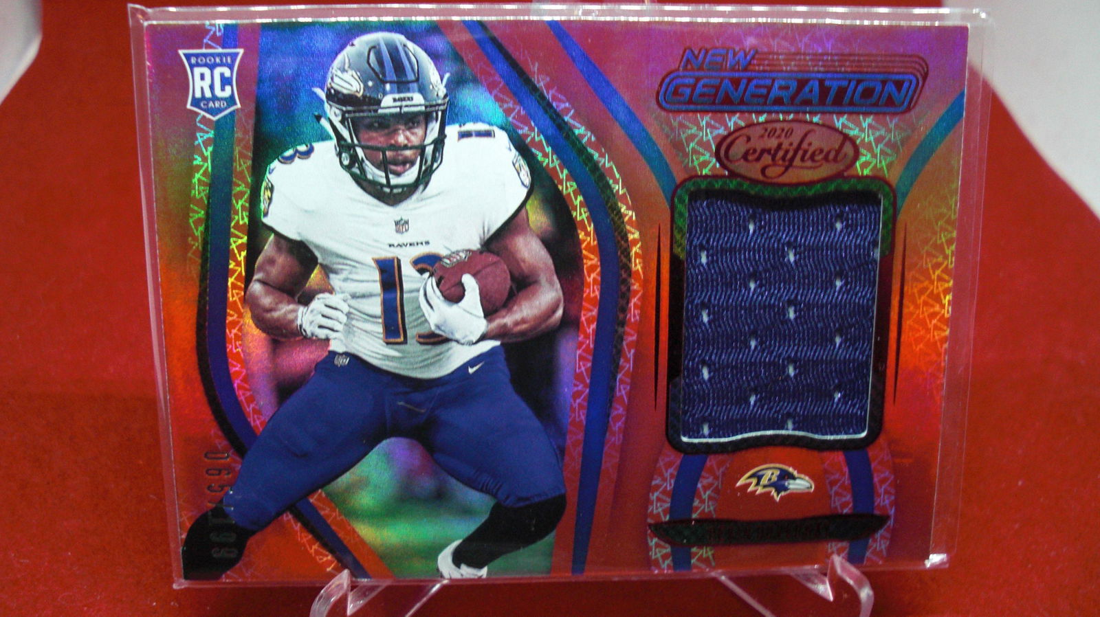 devin duvernay red rookie jersey #065/199 (1 of 1)