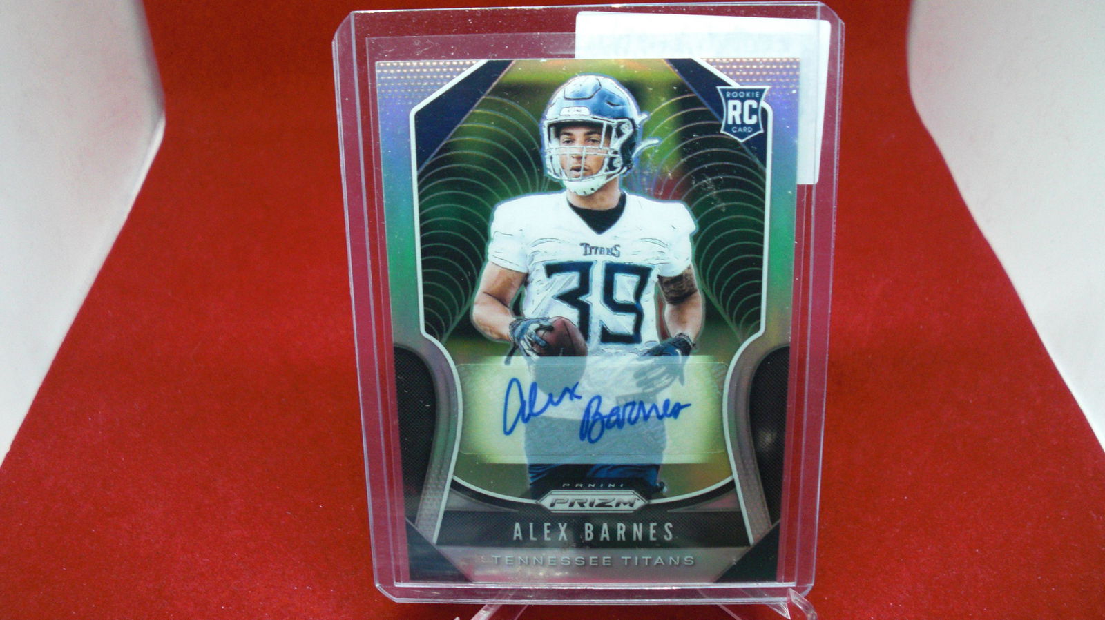 alex barnes signature rookie prizm (1 of 1)