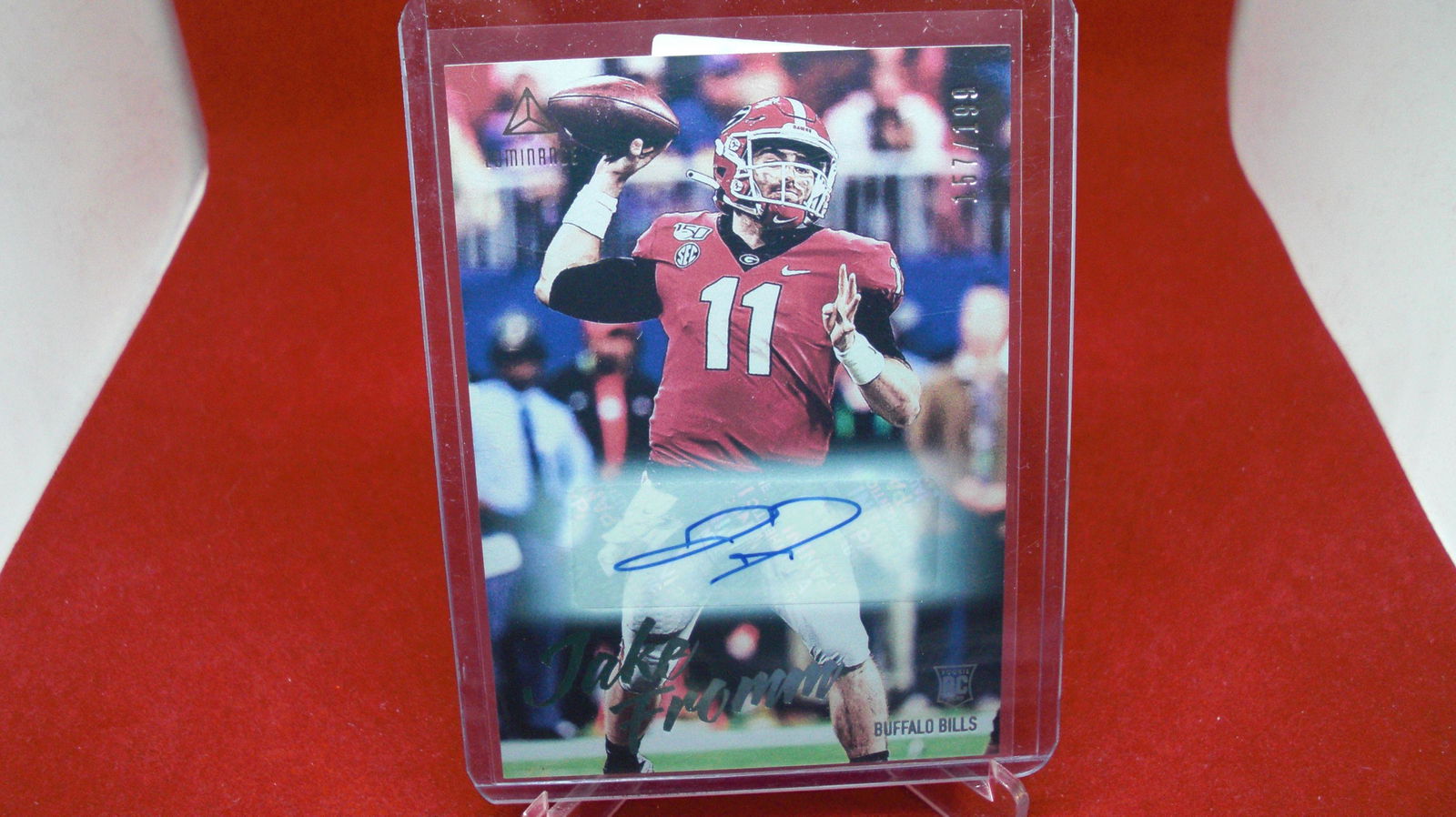 jake fromm rookie signature #157/199 (1 of 1)