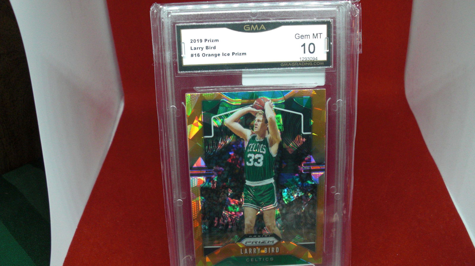gma graded larry bird orange ice mint 10 (1 of 1)