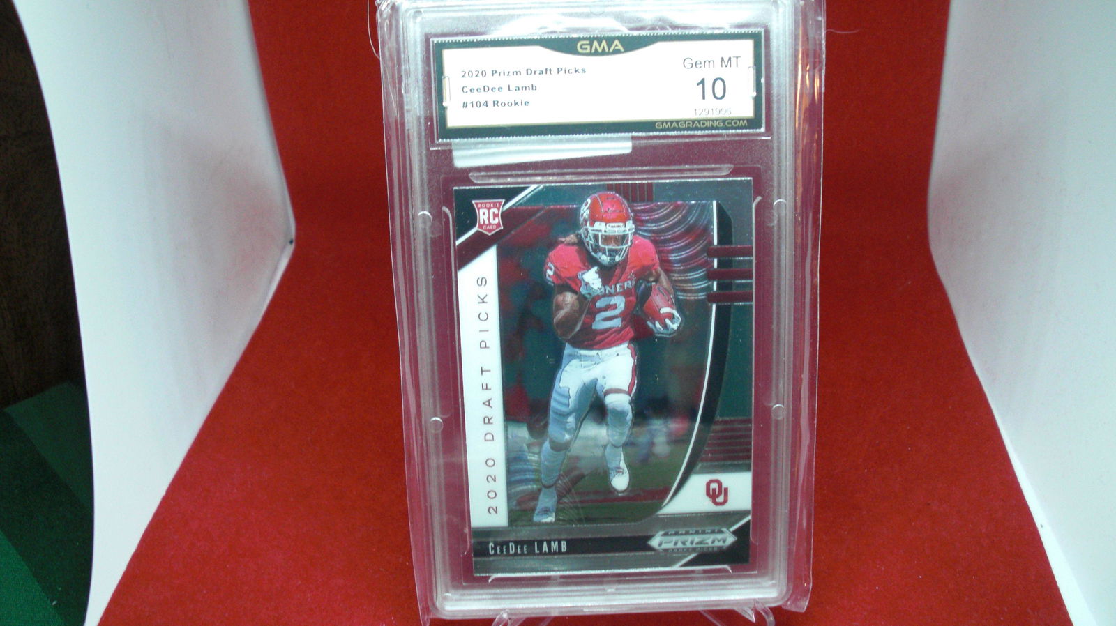 gma graded ceedee lamb rookie mint 10 (1 of 1)