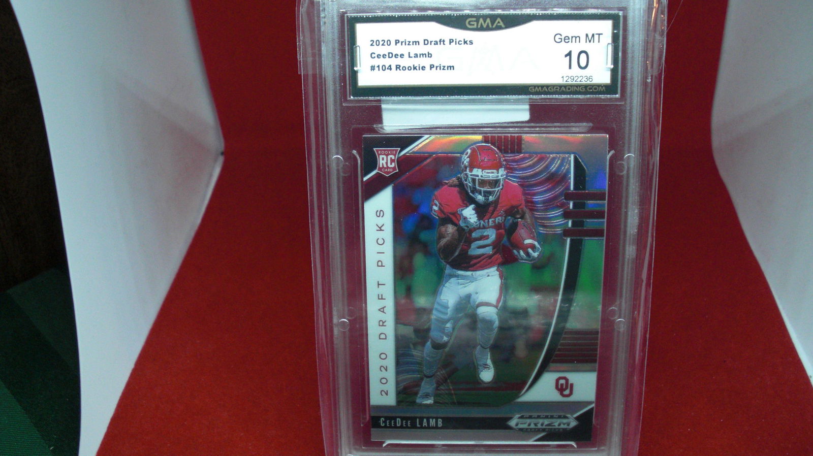 gma graded ceedee lamb rookie mint 10 (1 of 1)