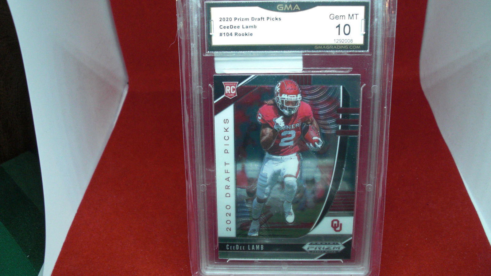 gma graded ceedee lamb rookie mint 10 (1 of 1)
