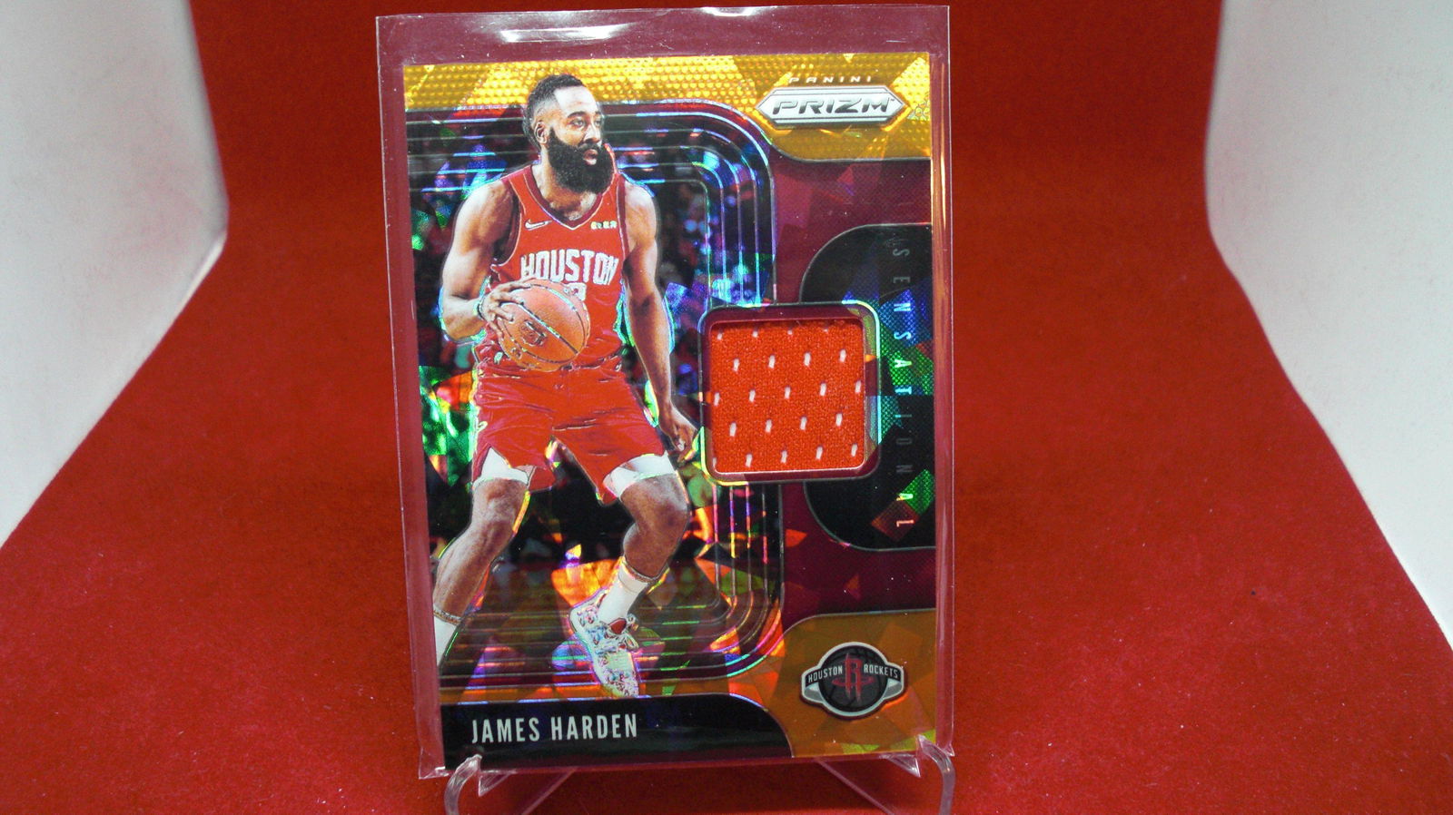 james harden orange prizm jersey (1 of 1)