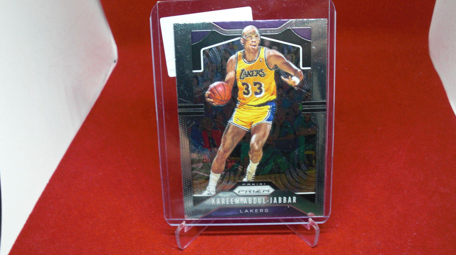 kareem abdul jabbar prizm: in top loader