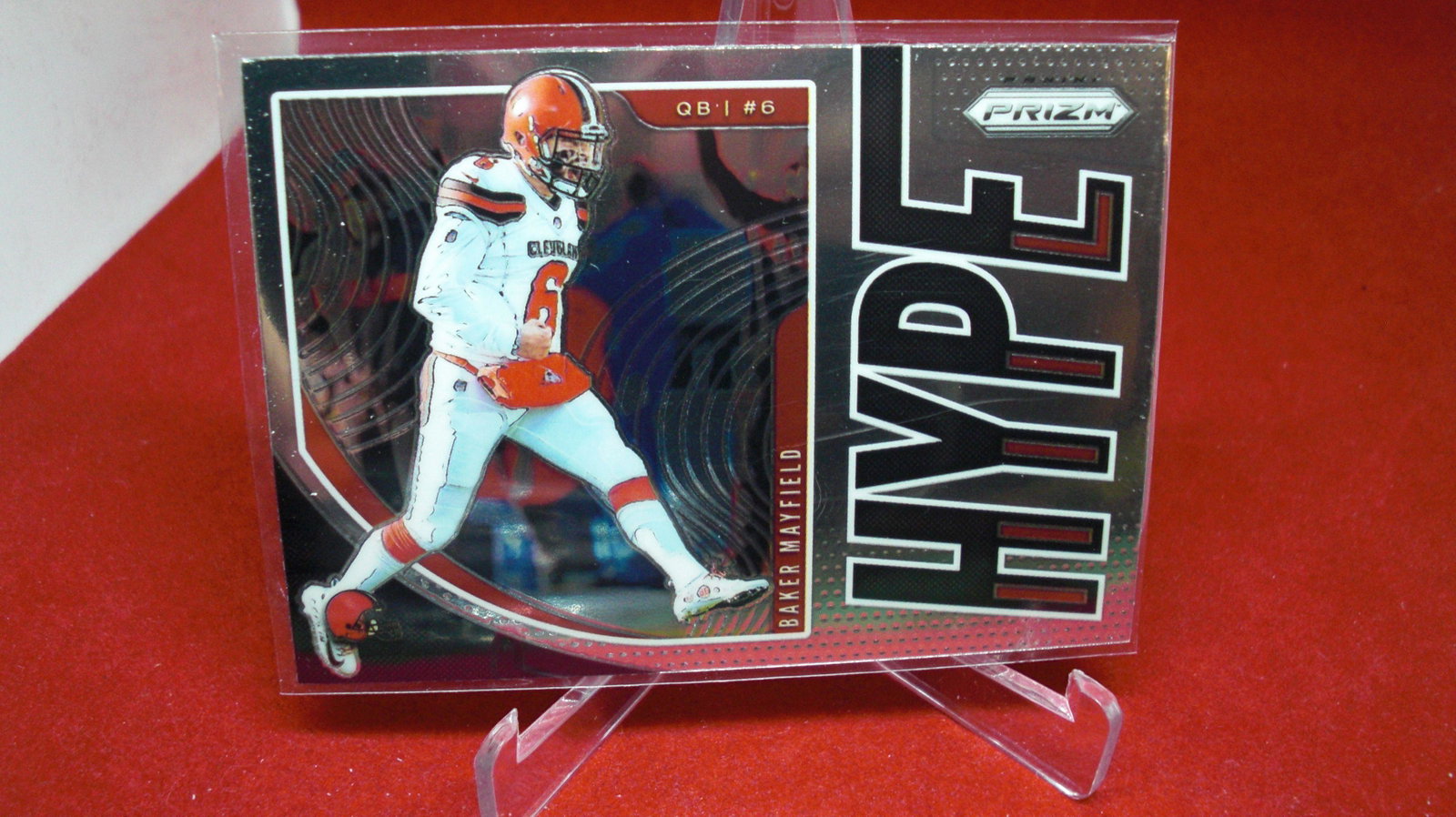 baker mayfield hyped prizm: browns