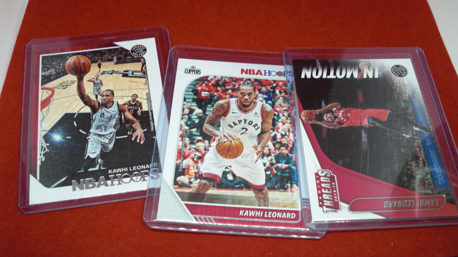 lot of 3 kawhi leonard cards (1 of 1)
