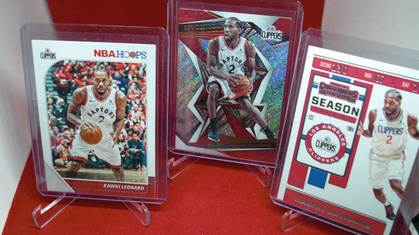 lot of 3 kawhi leonard cards (1 of 1)