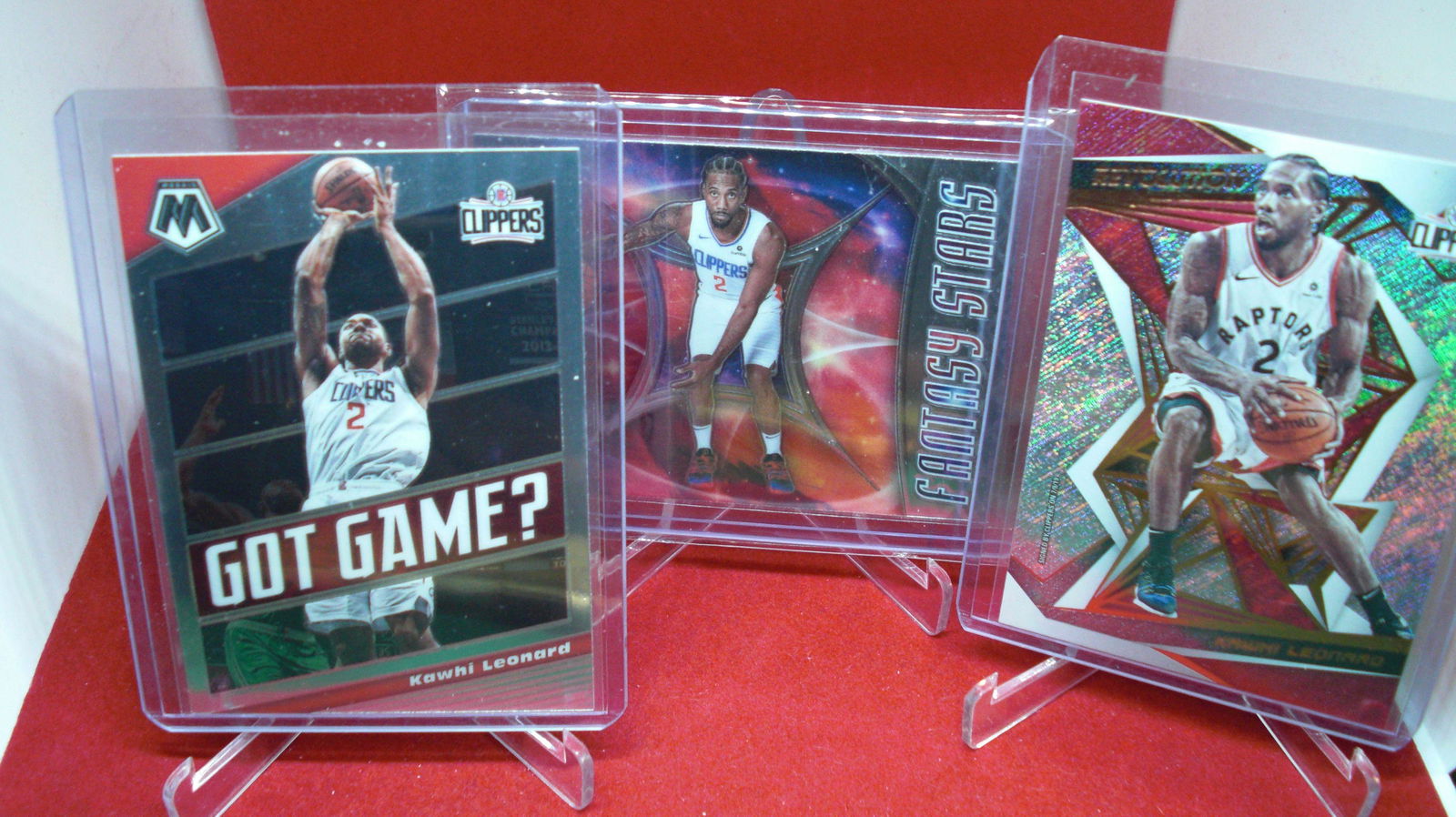 lot of 3 kawhi leonard cards (1 of 1)
