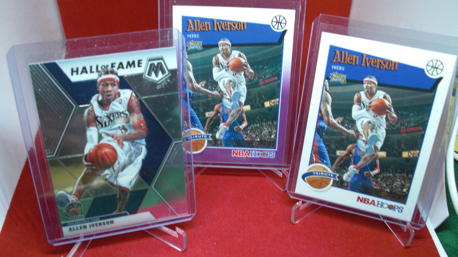 allen iverson lot of 3 cards (1 of 1)