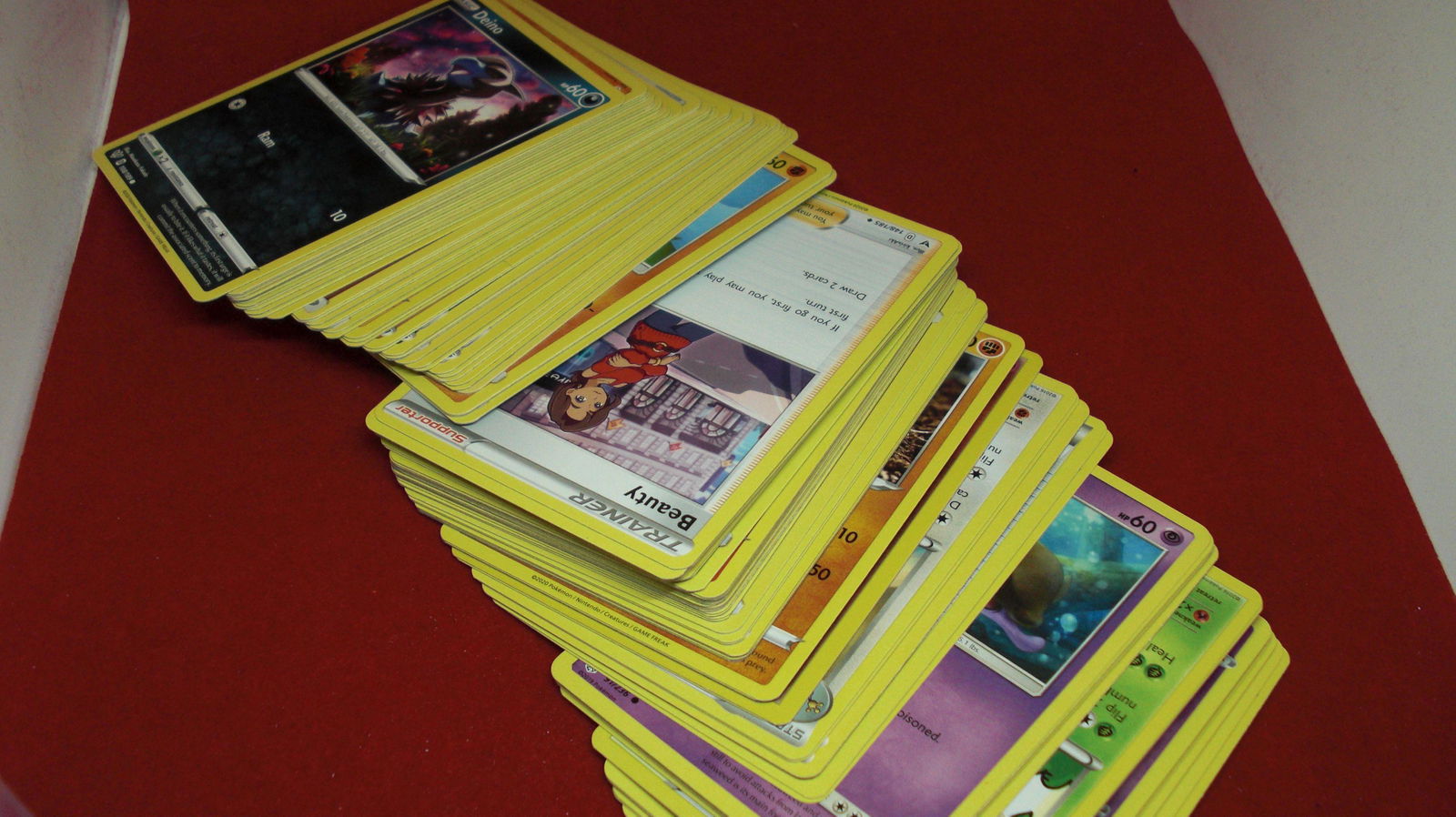 lot of 100 pokemon cards common/uncommon (1 of 1)
