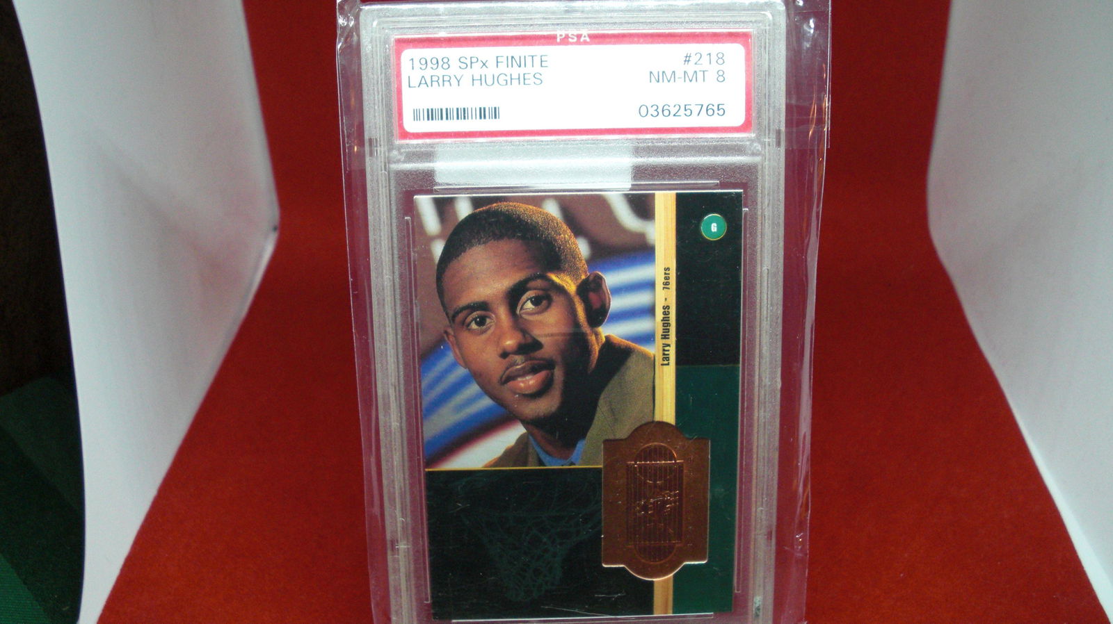 psa graded 1998 larry hughes mint 8 (1 of 1)
