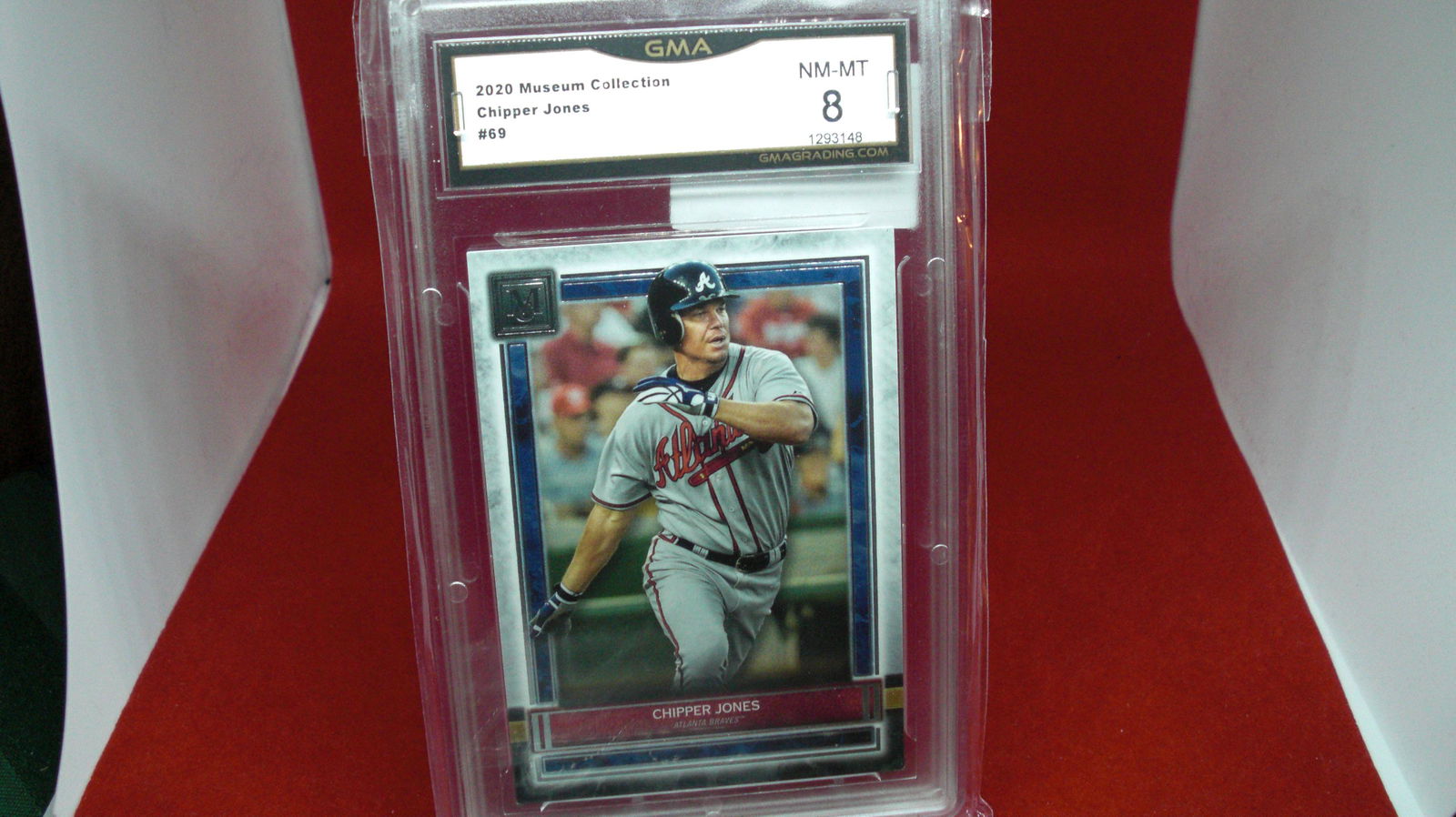 gma graded chipper jones mint 8 (1 of 1)