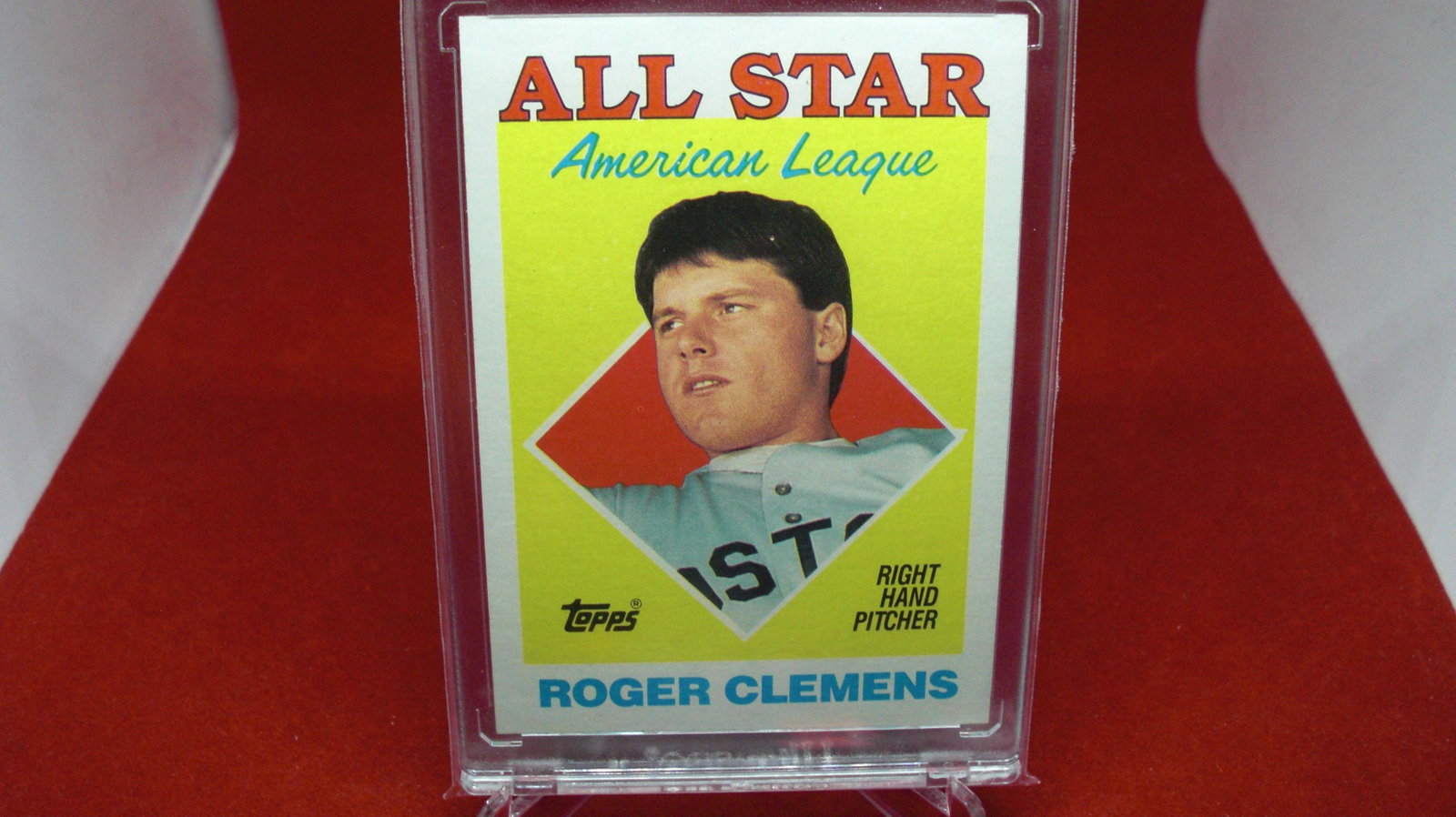 roger clemens all star: in hard plastic case