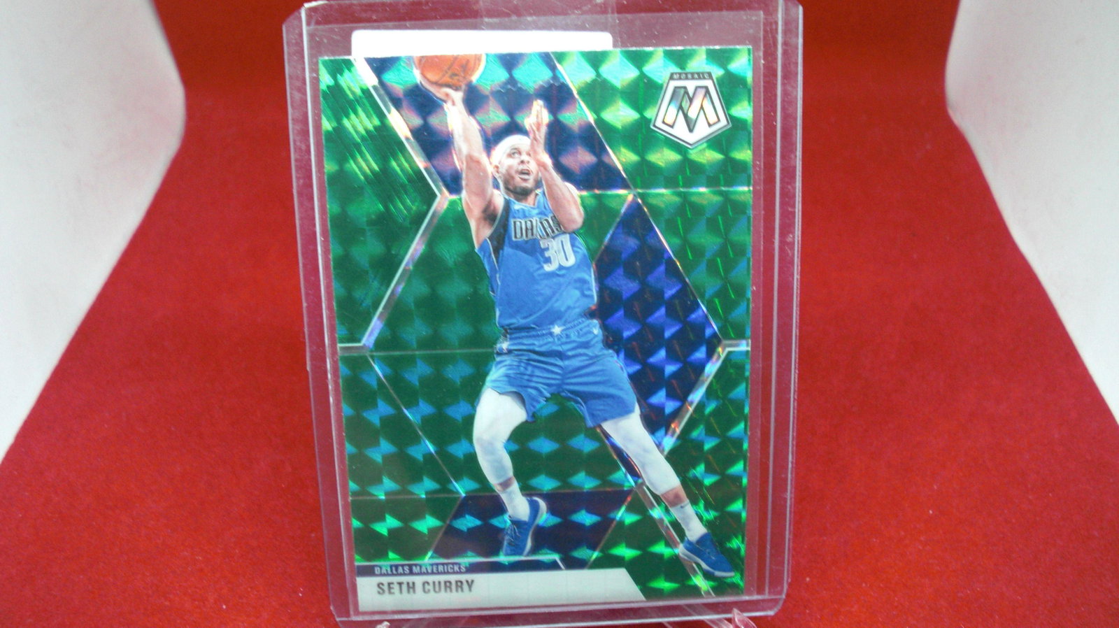 seth curry green mosaic: in top loader