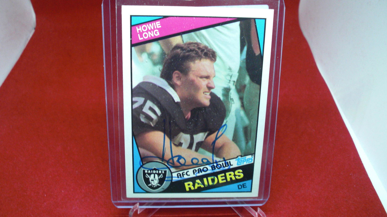 howie long signature card 469/500 (1 of 1)