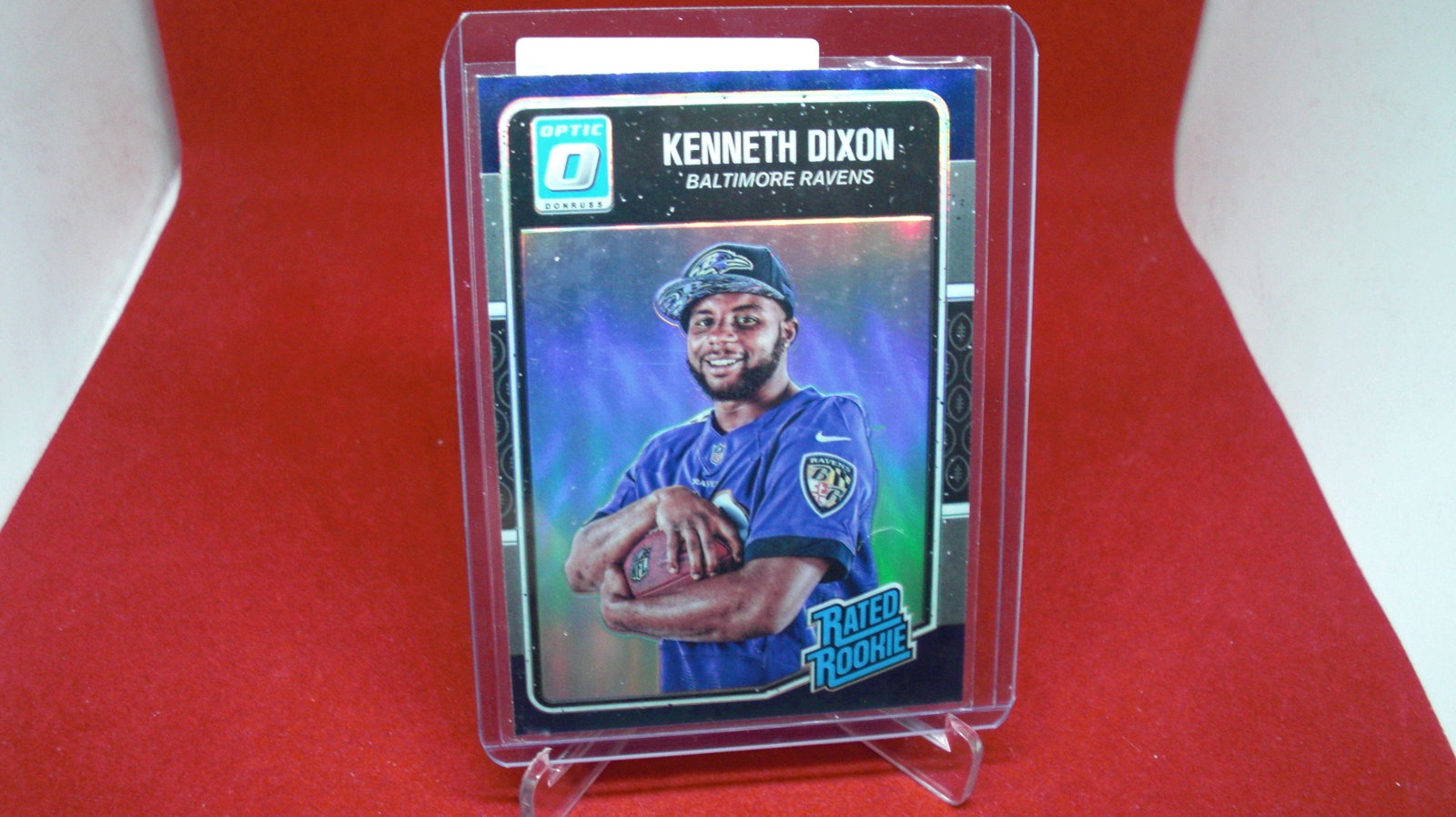 kenneth dixon rated rookie optic: in top loader