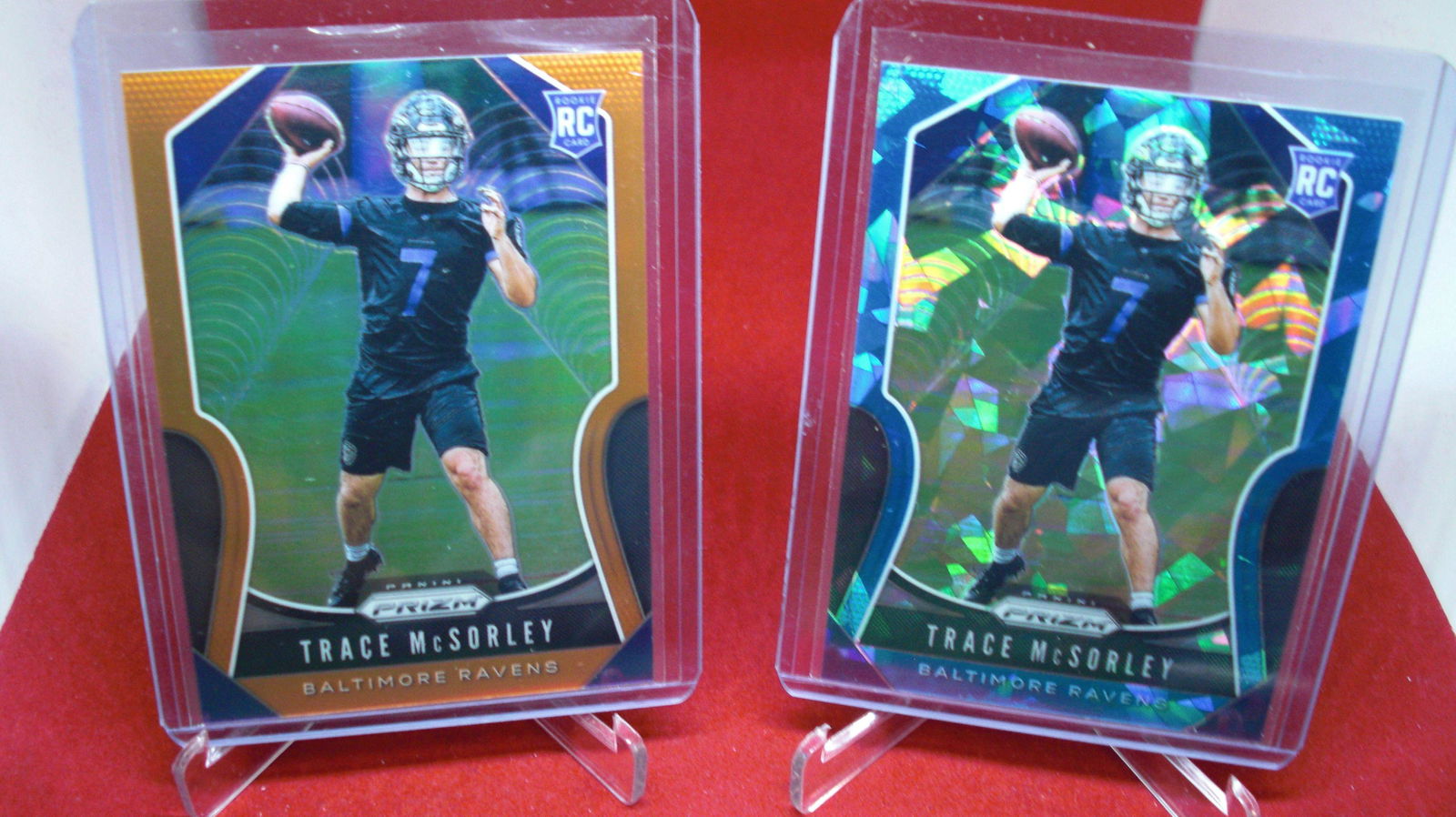 lot of 2 trace mcsorley prizm rookie teal/orange (1 of 1)