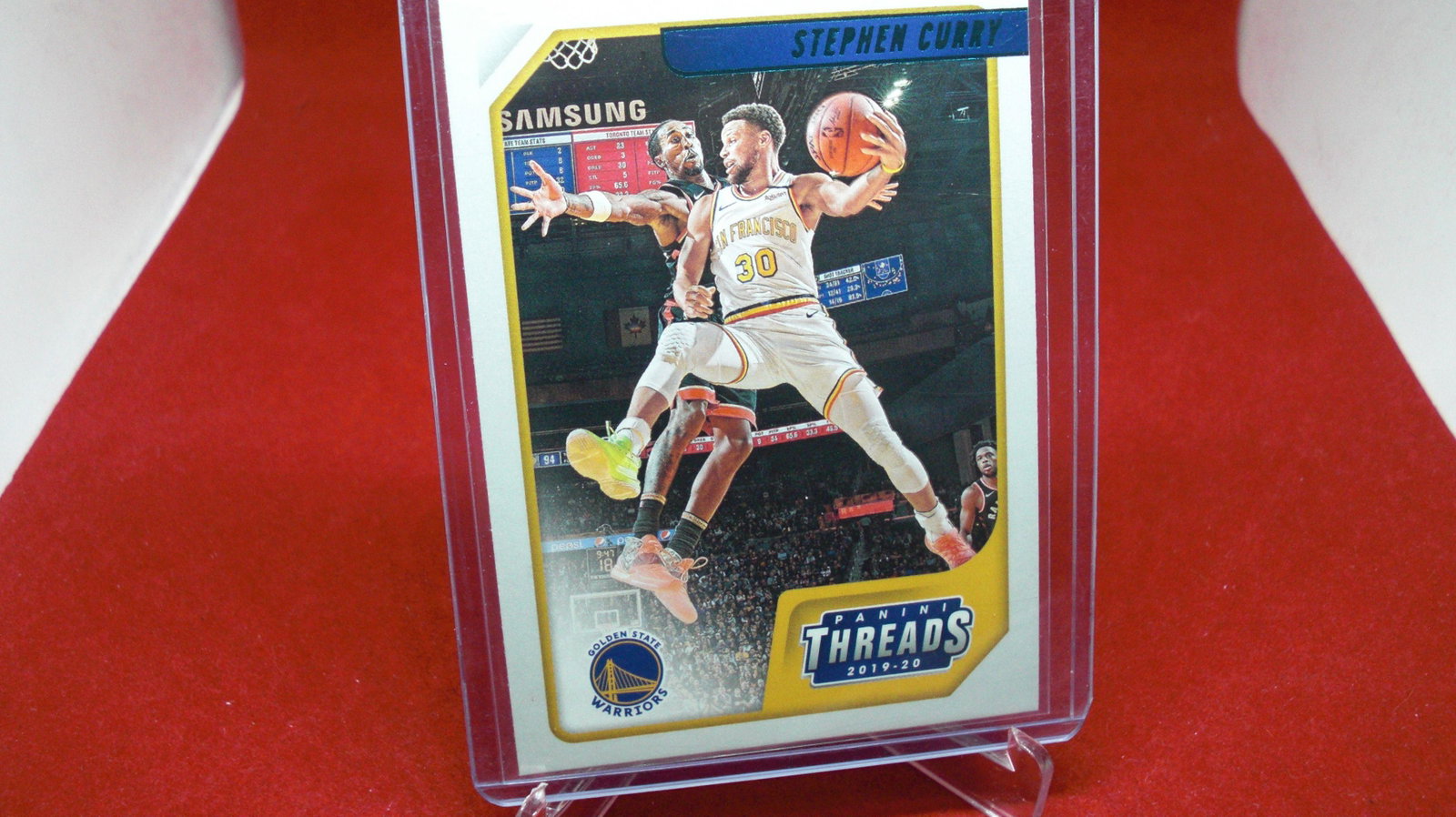 stephen curry: in top loader