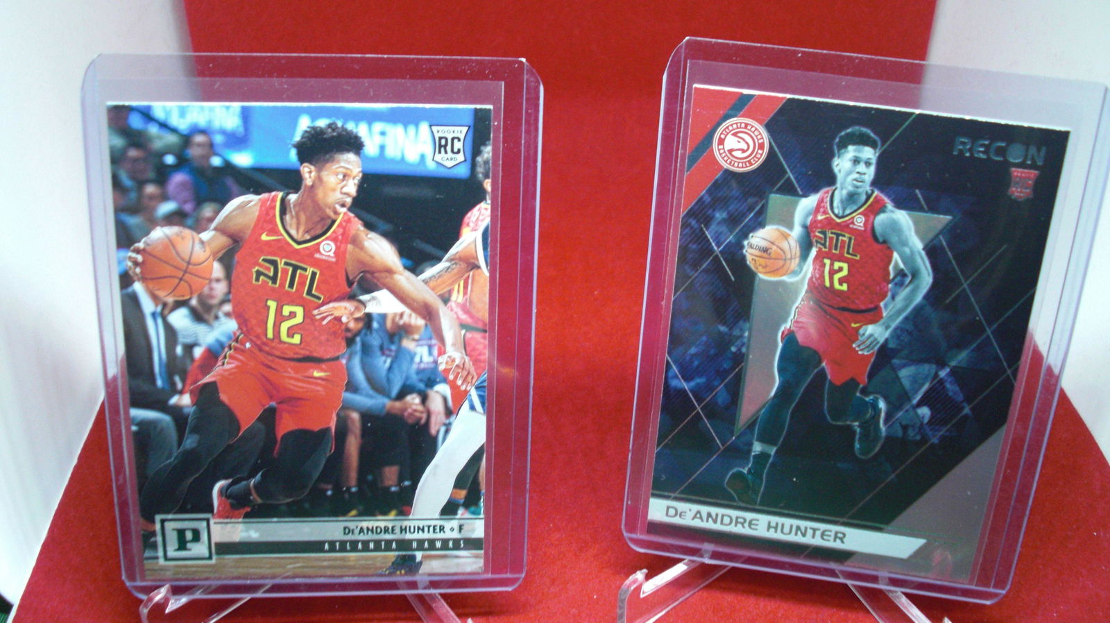 lot of 2 de'andre hunter rookie cards (1 of 1)