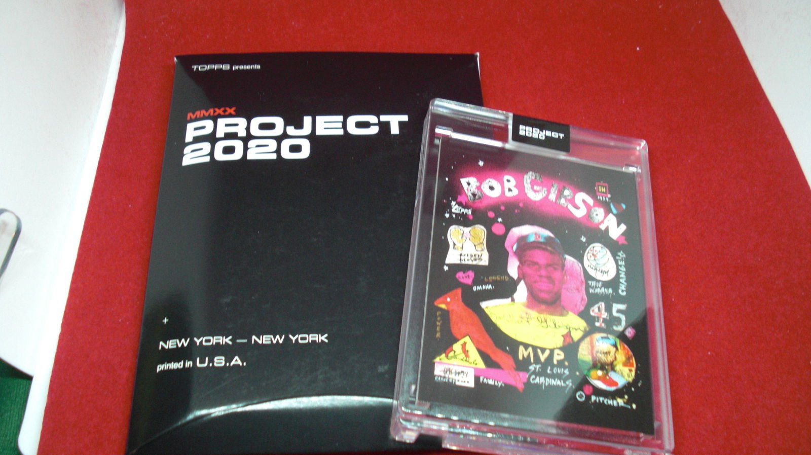 project 2020 bob gibson in hard plastic case (1 of 1)