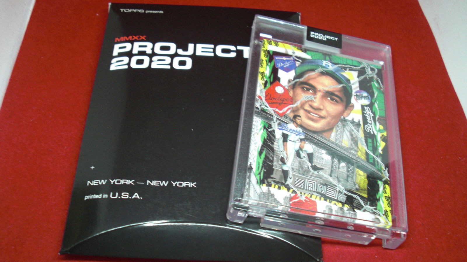 project 2020 sandy koufax in hard plastic case (1 of 1)