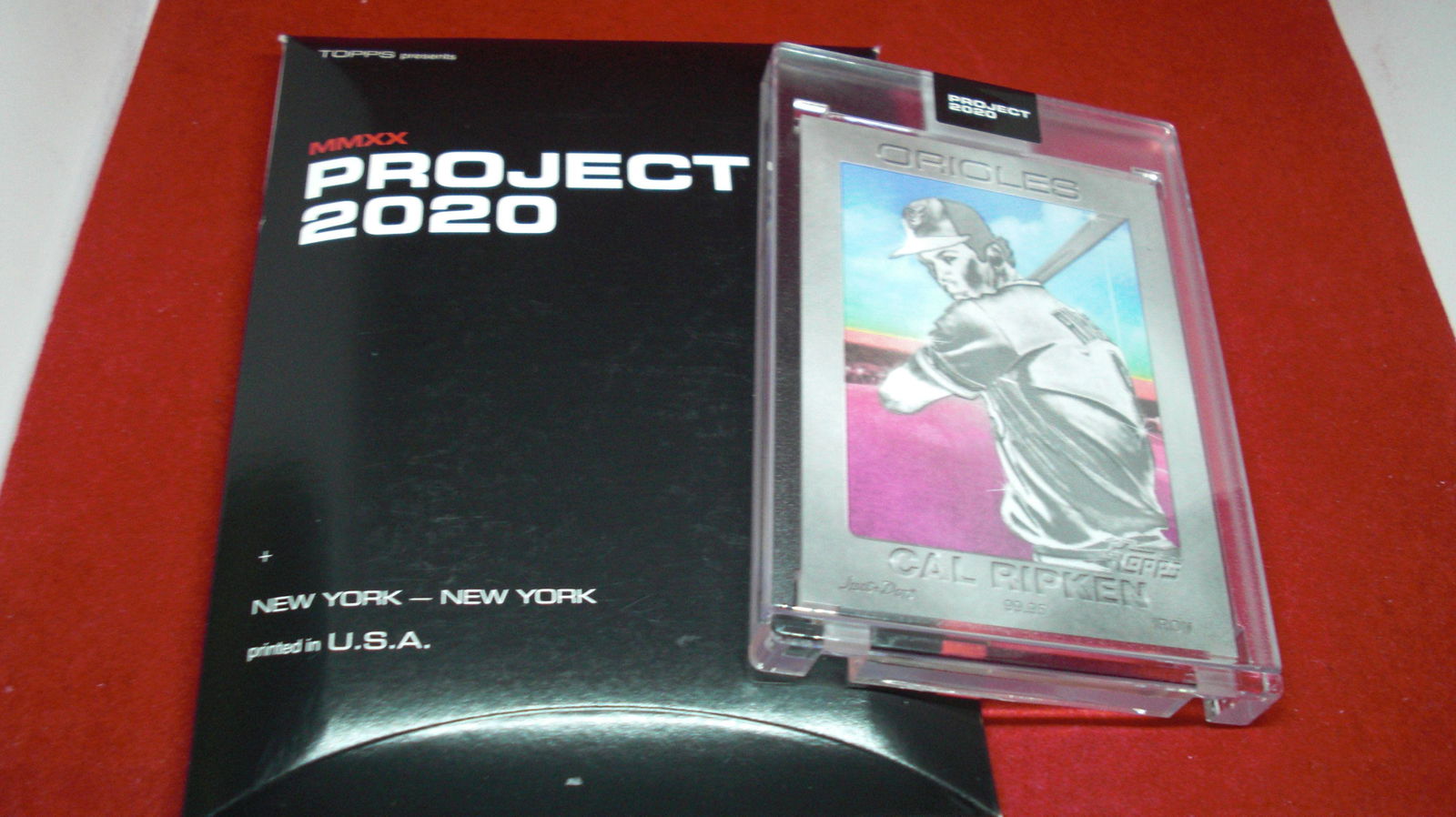 project 2020 cal ripken in hard plastic case (1 of 1)