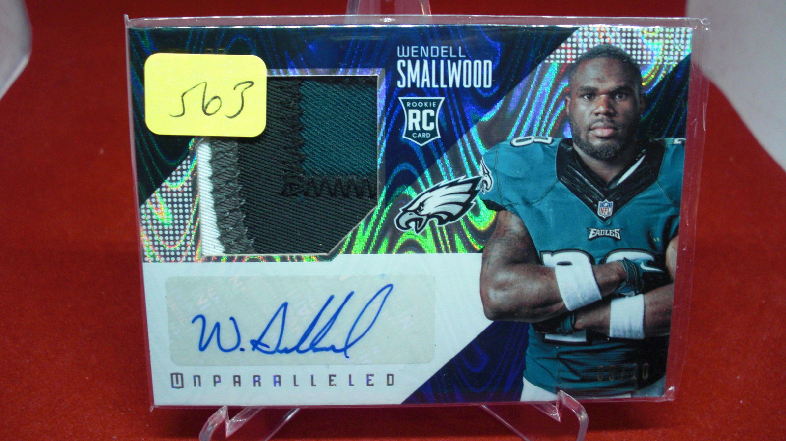 wendell smallwood signature/jersey rookie #09/10 (1 of 1)