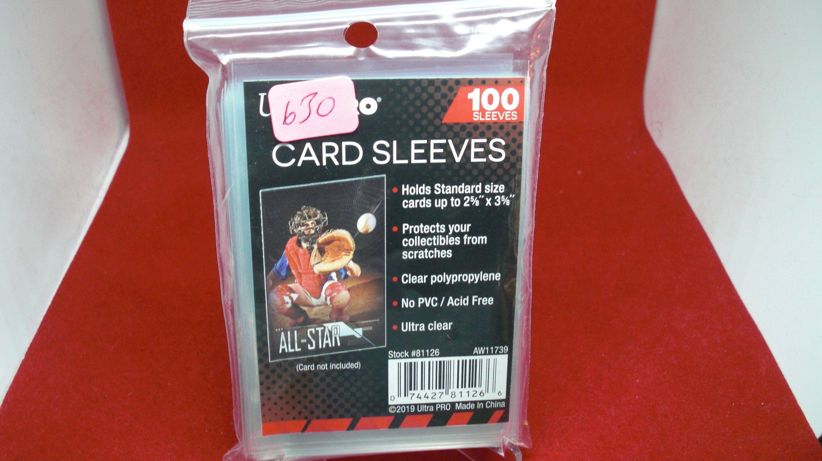 ultra pro card sleeves lot of 101 (1 of 1)