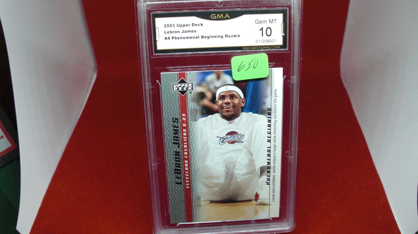 gma graded lebron james mint 10 (1 of 1)