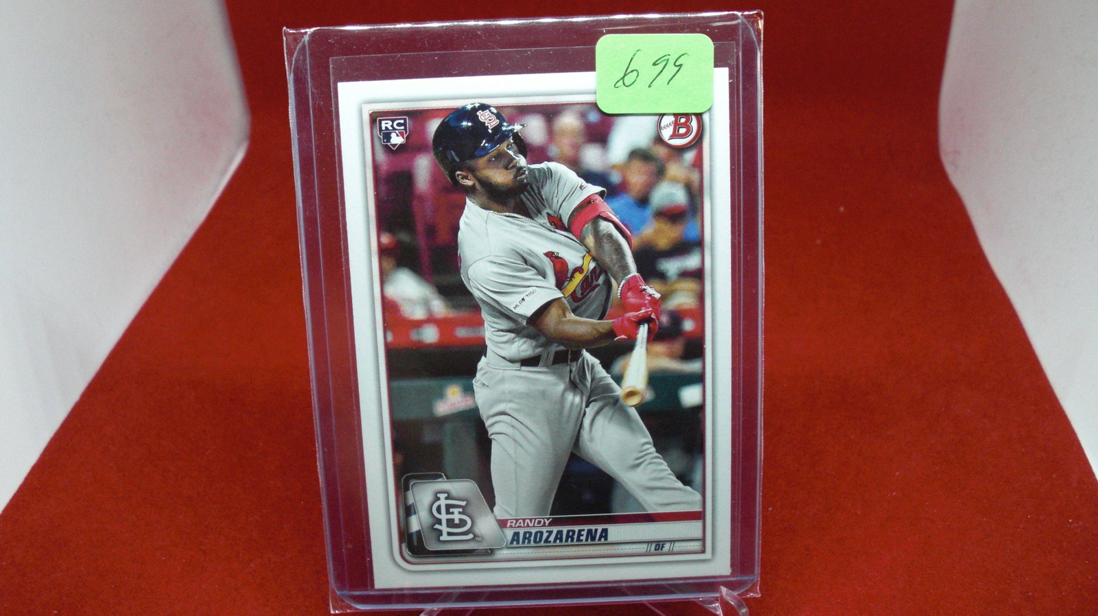 randy arozarena rookie: in top loader