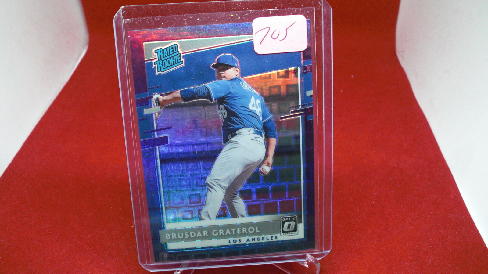 brusdar graterol purple rated rookie optic #39/99 (1 of 1)