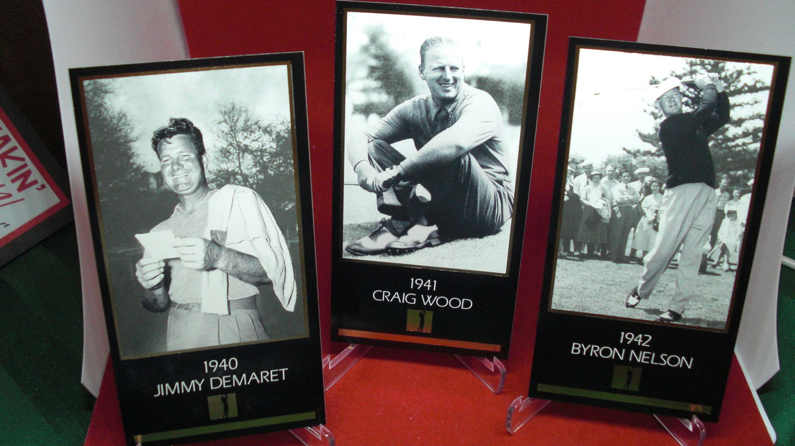 lot of 3 golf master champion cards (1 of 1)