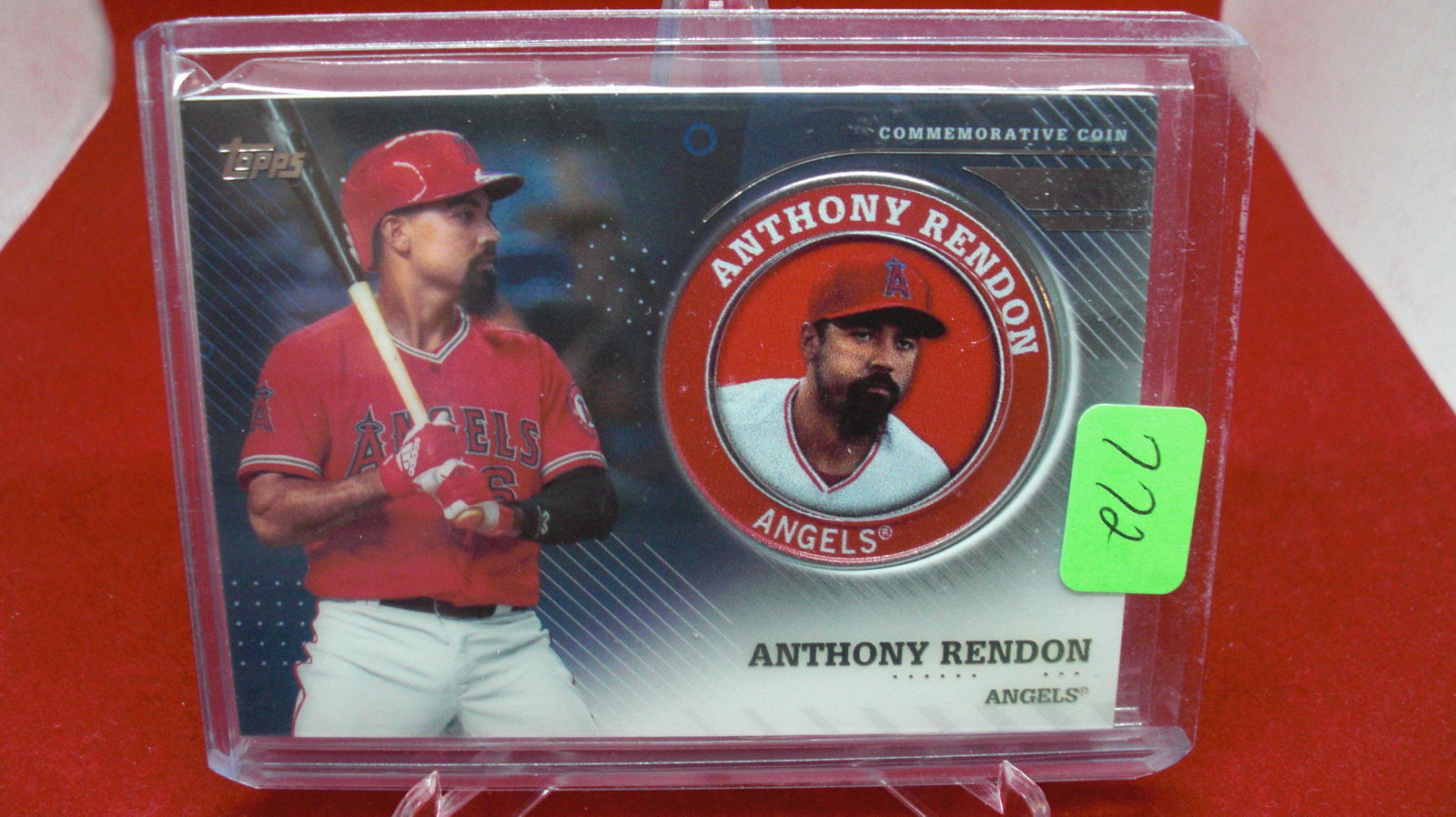 anthony rendon medallion card: in top loader
