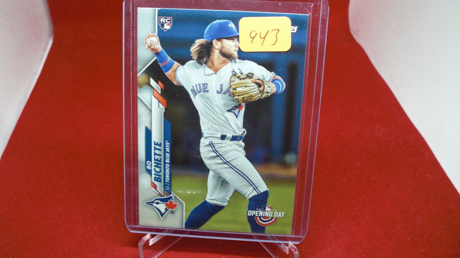 bo bichette rookie: in top loader