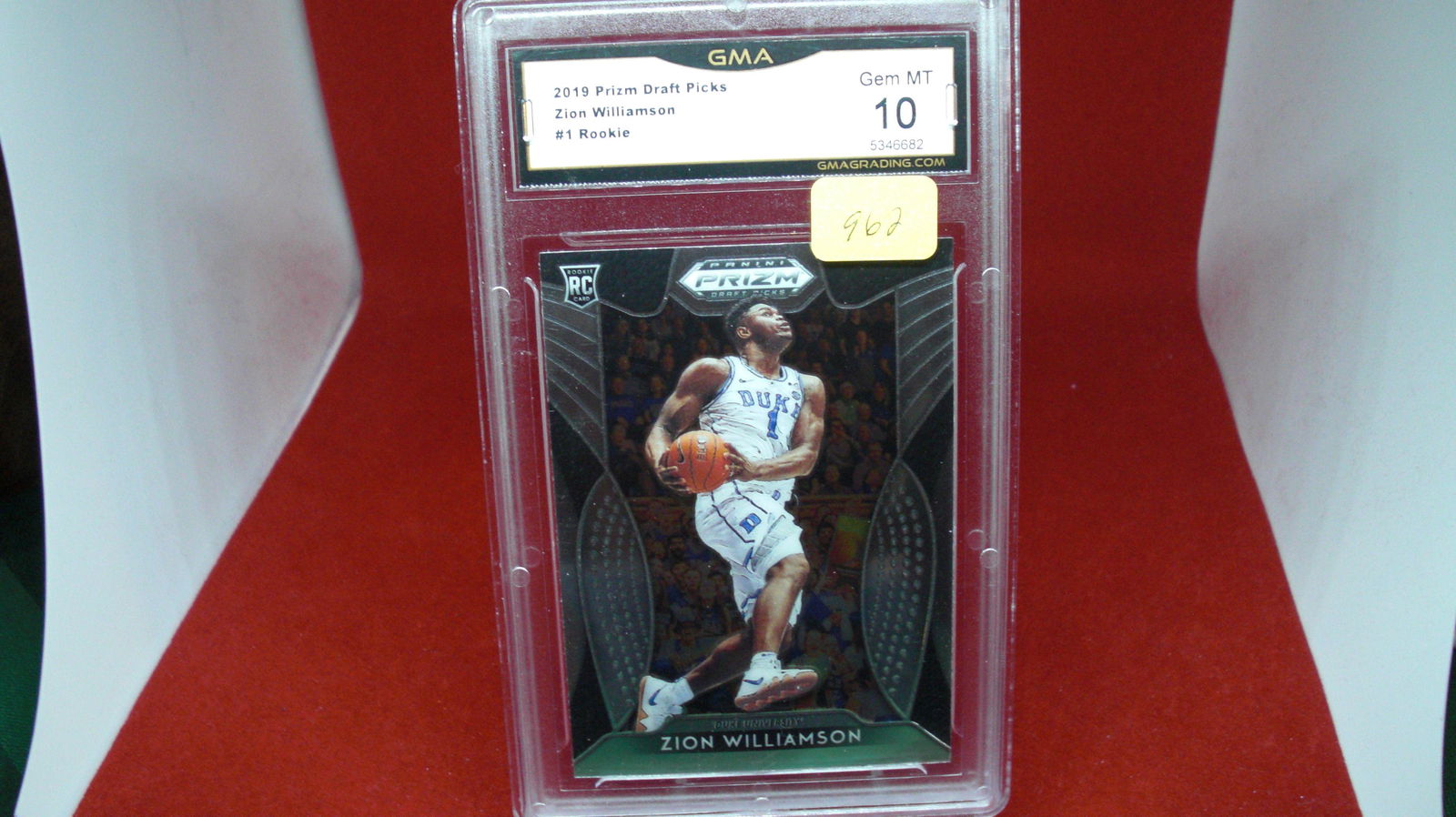 gma graded zion williamson rookie mint 10 (1 of 1)