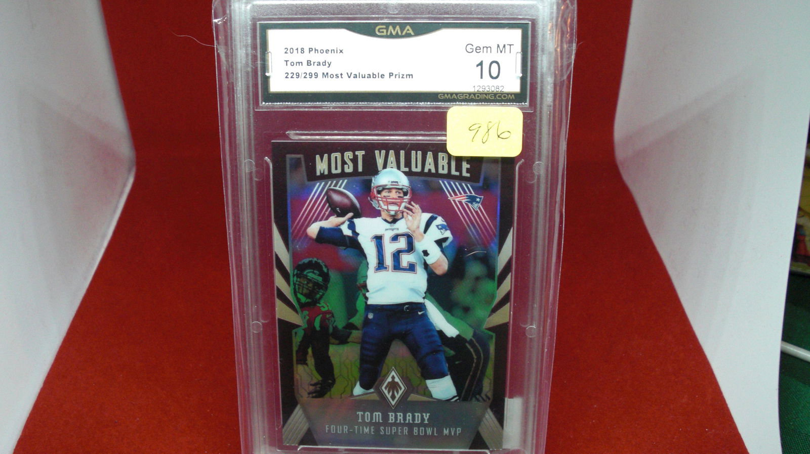 gma graded tom brady mint 10 #229/299 (1 of 1)
