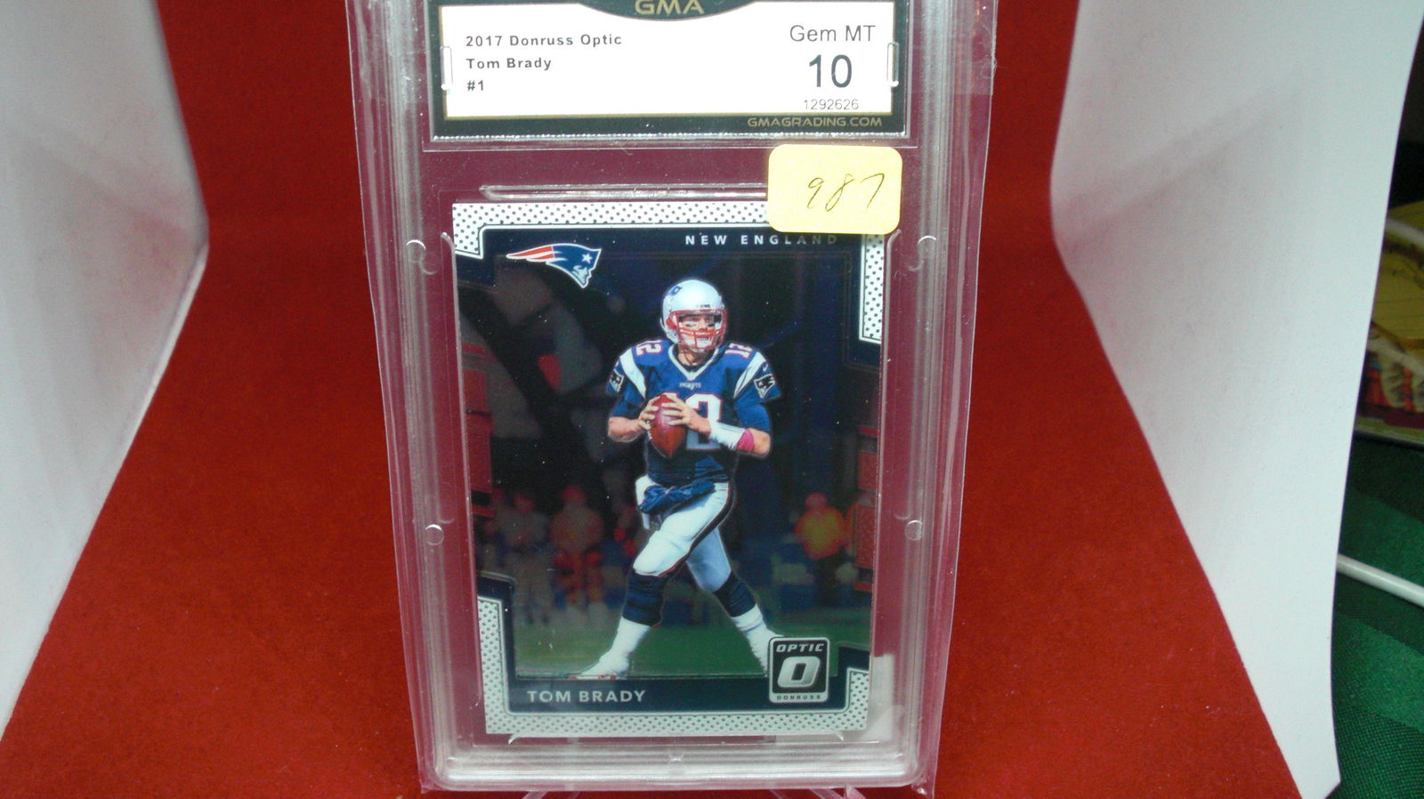gma graded tom brady mint 10 (1 of 1)