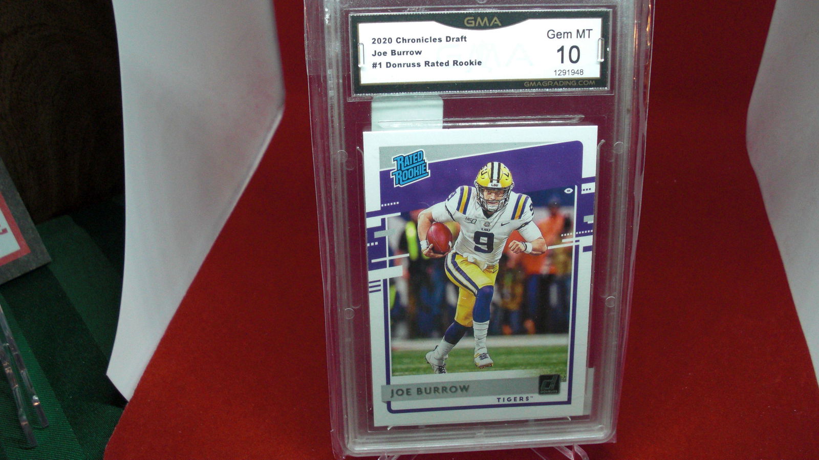 gma graded joe burrow rated rookie mint 10 (1 of 1)