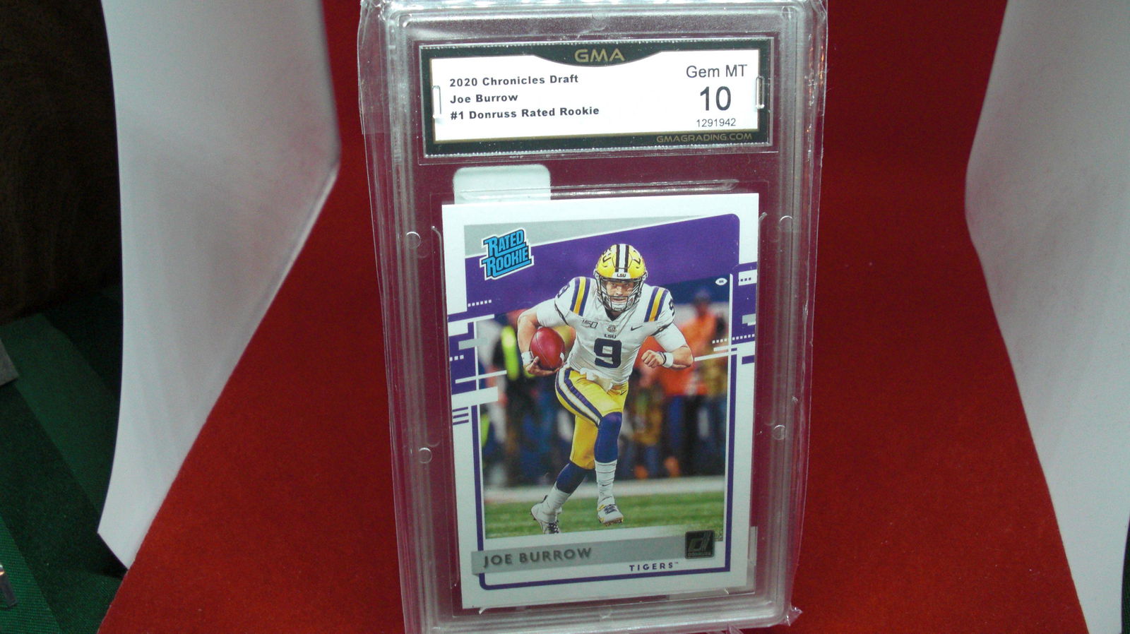 gma graded joe burrow rated rookie mint 10 (1 of 1)
