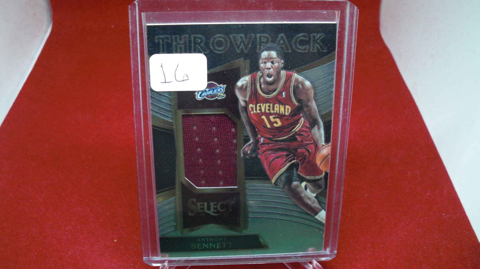 Anthony Bennett Throwback Jersey 135/199: Anthony Bennett Throwback Jersey 135/199