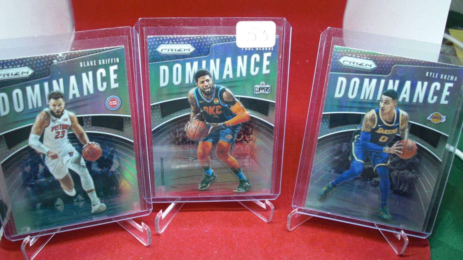 Paul, Kyle, Blake Dominance PRIZM: Paul George, Kyle Kuzma, Blake Griffin Dominance PRIZM