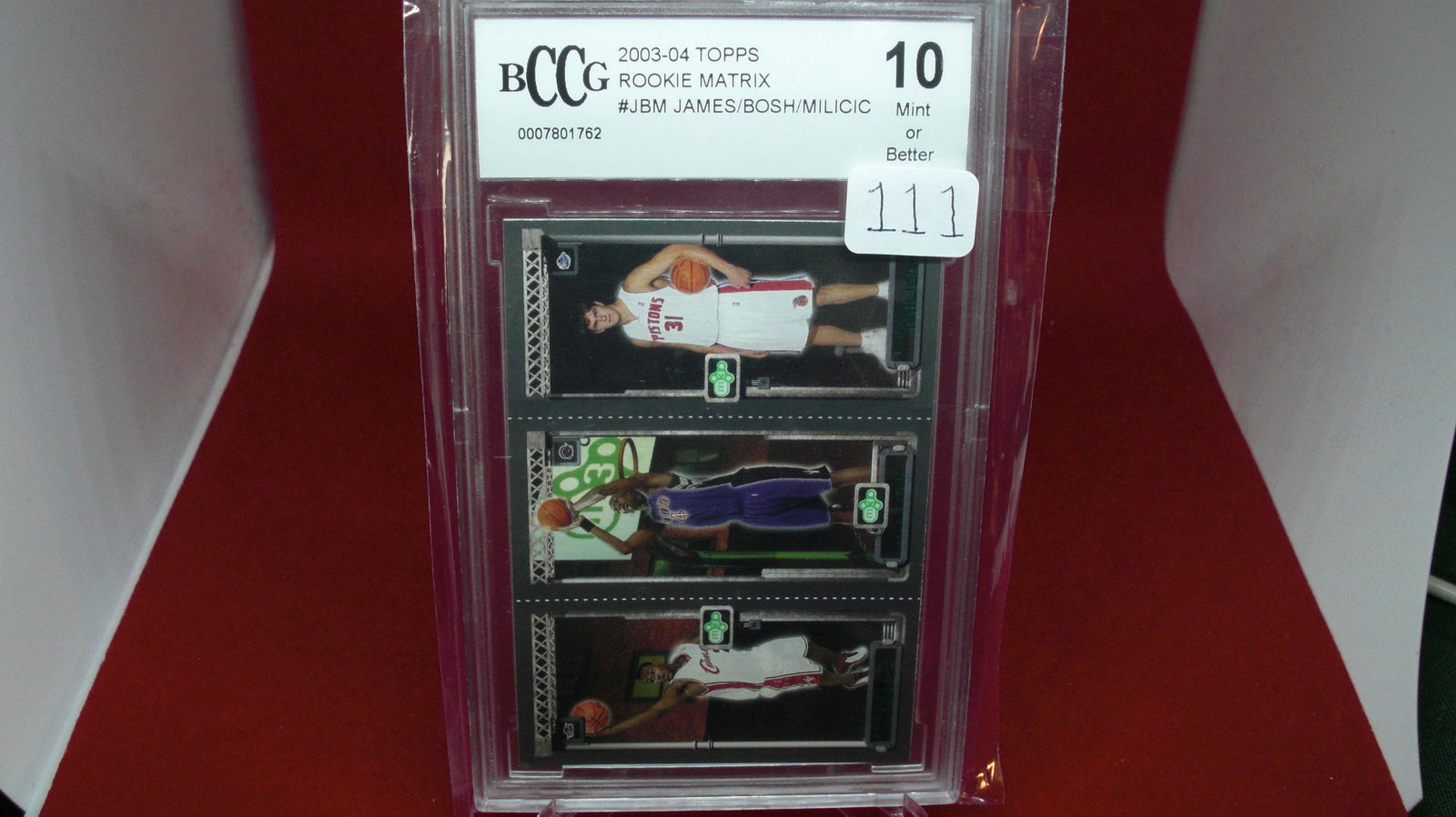 LeBron James RC Rated Card (1 of 1)