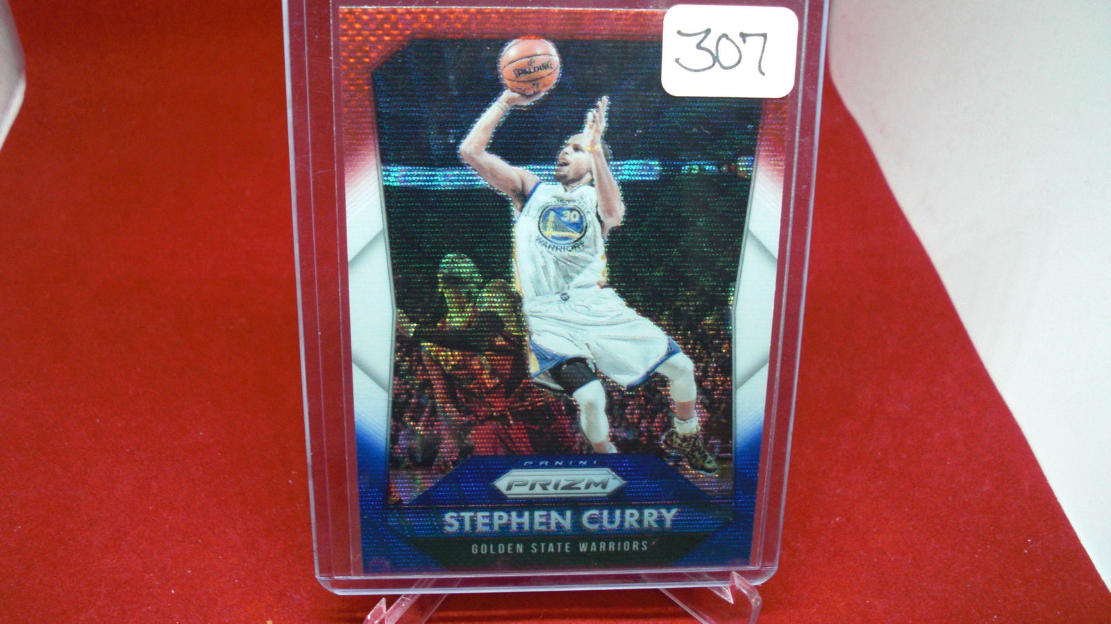 Stephen Curry Red White Blue Prizm Card (1 of 1)