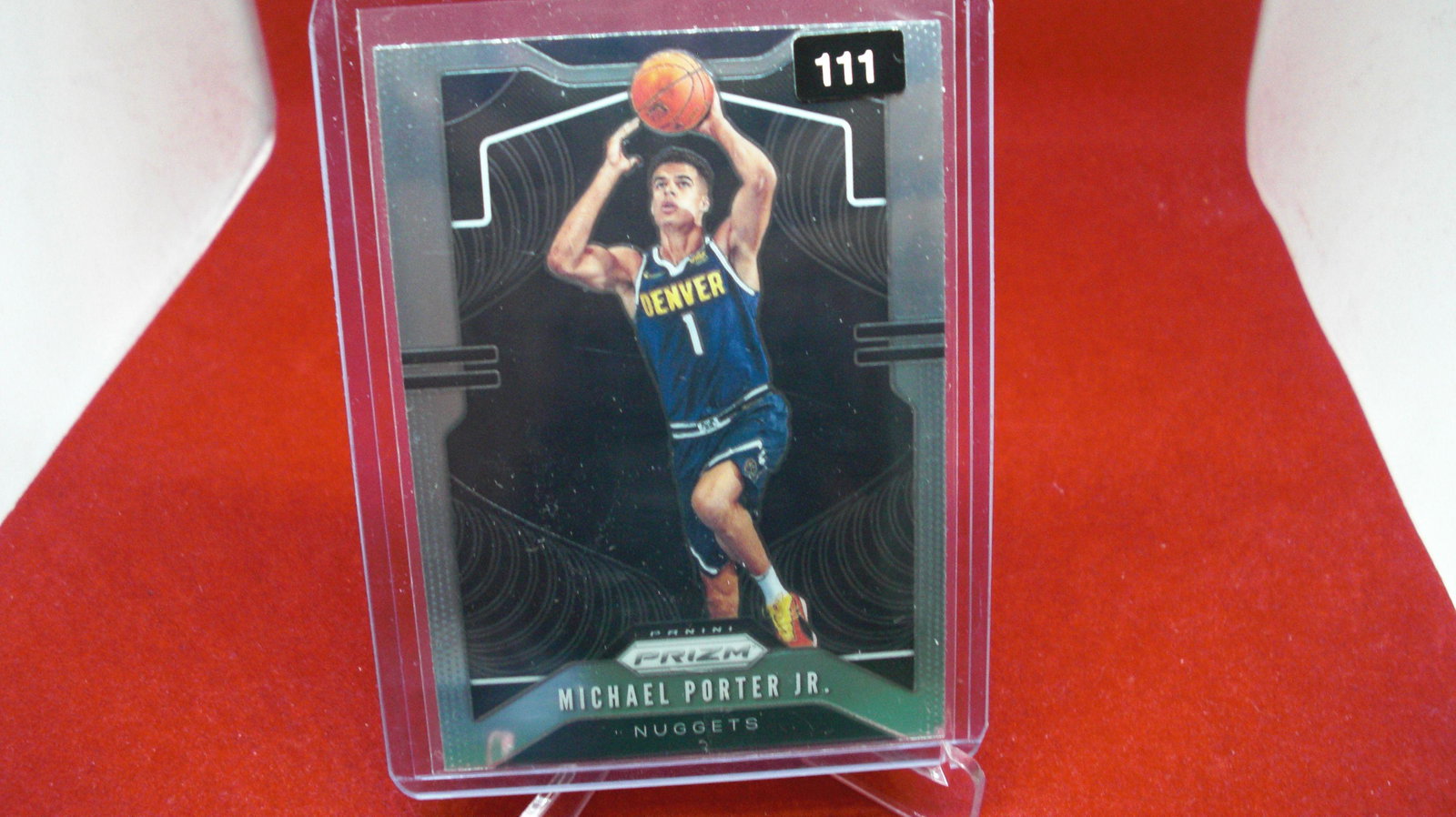 michael porter jr prizm: in top loader