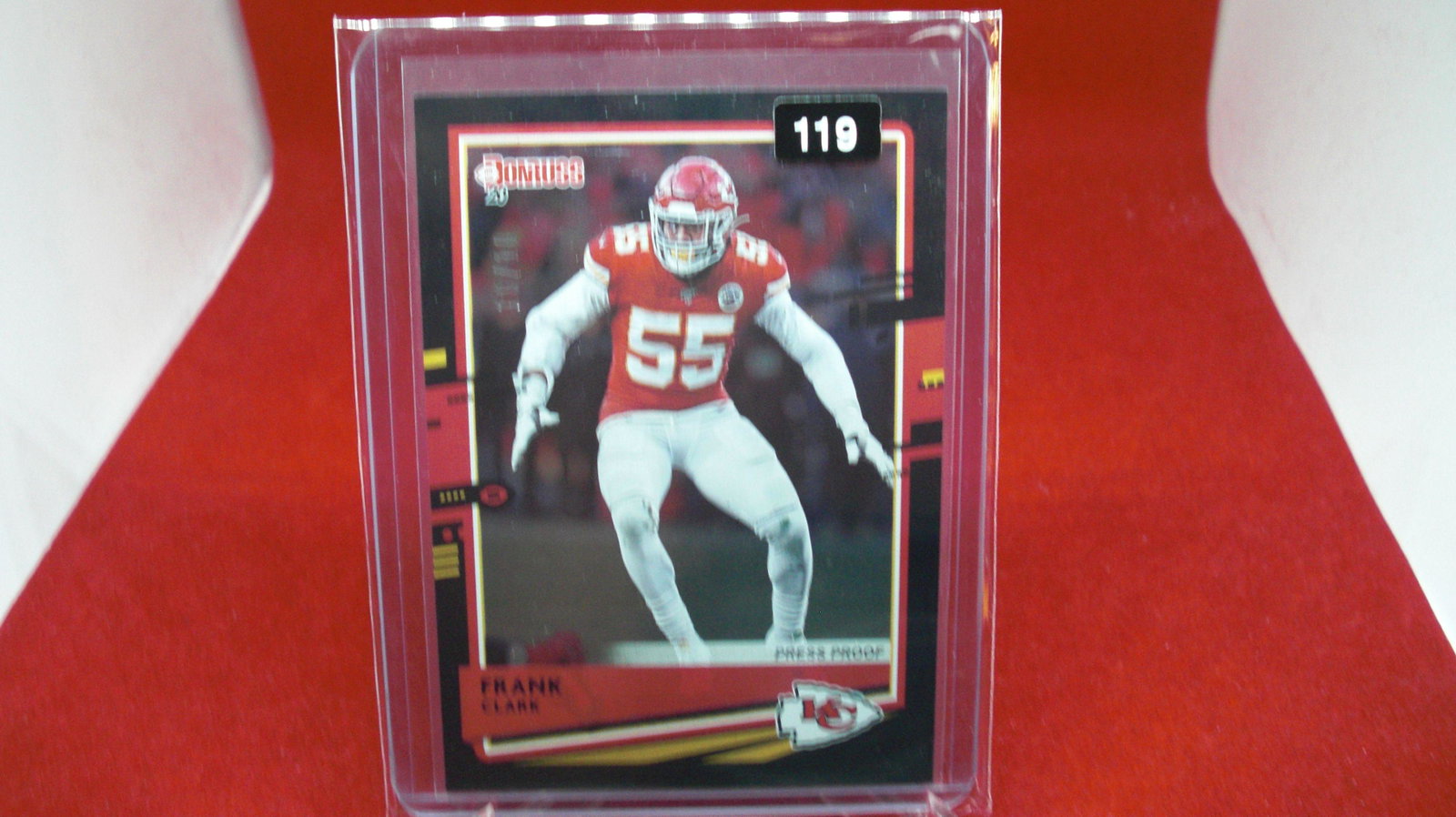 frank clark #10/10: in top loader