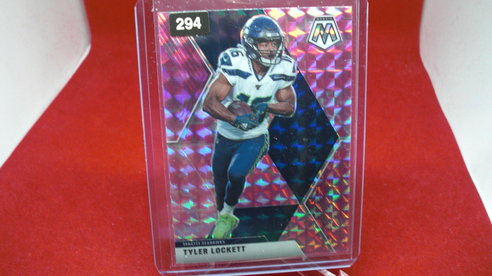 tyler lockett pink mosaic: in top loader