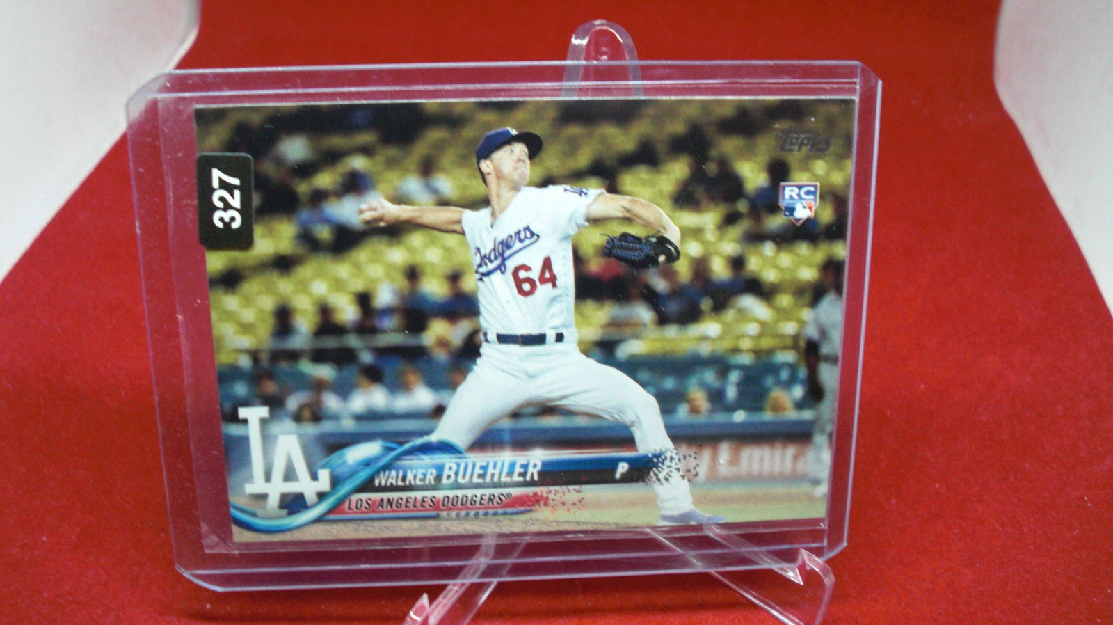 walker buehler rookie: in top loader